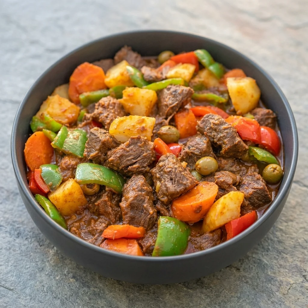 Beef Caldereta from Byrne Eats - Filipino food delivery to Argyle, London, ON