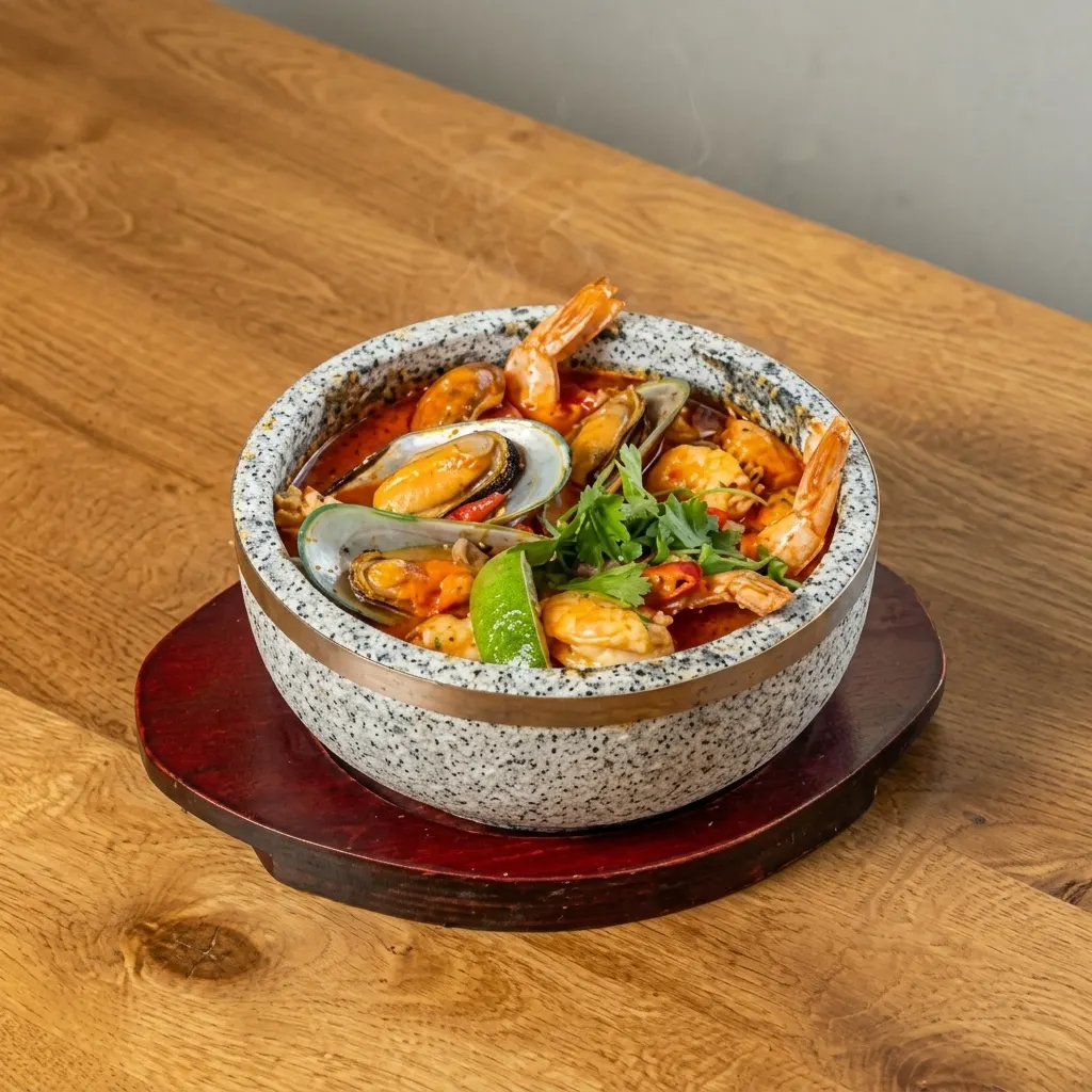 Sizzling pork sisig at Byrne Eats, 892 Dundas Street, London